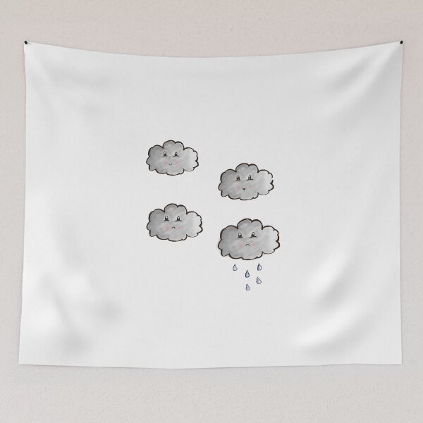 Item preview, Happy cloud sad cloud designed and sold by megsarrt.