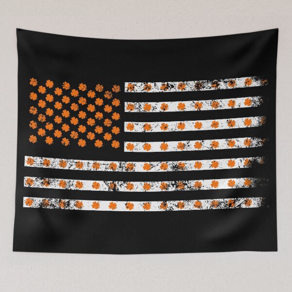 Item preview, American Shamrock Flag (Orange) [Roufxis-Rb] designed and sold by RoufXis.