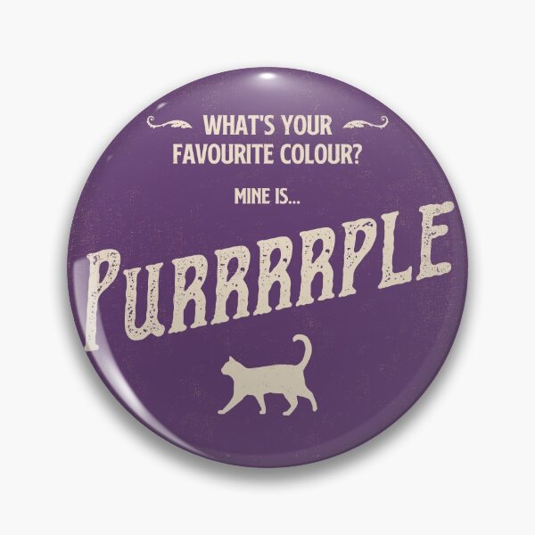 Item preview, What's your favourite colour? Purrrrple designed and sold by KMA Home Design.