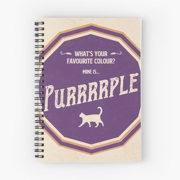 Item preview, What's your favourite colour? Purrrrple designed and sold by KMA Home Design.