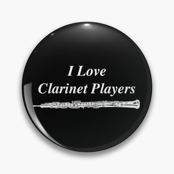 Item preview, I Love Clarinet Players - White design designed and sold by ryanwfraser.