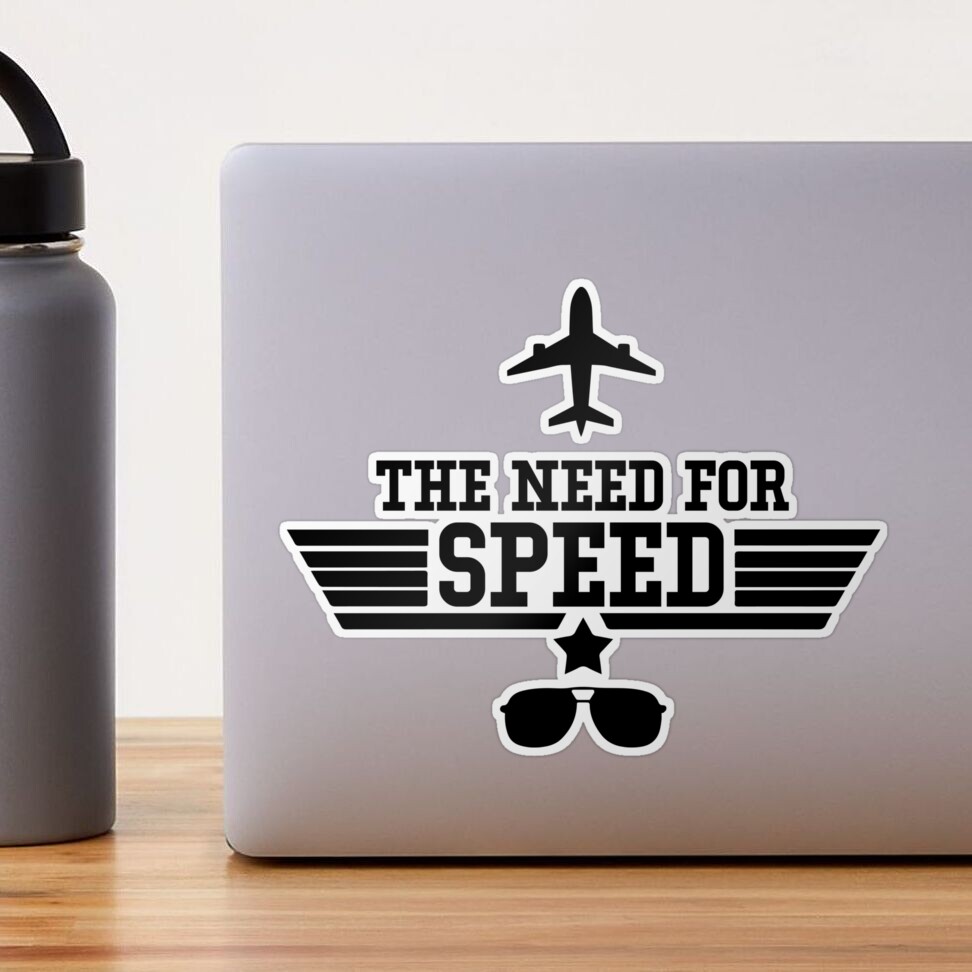 Spreadshirt Top Gun I Feel The Need For Speed Cooler Saying