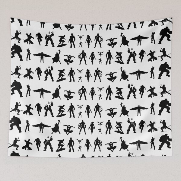 Item preview, patterned superheroes designed and sold by ghost with the most designs.