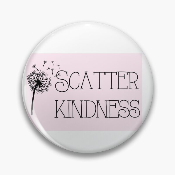 Item preview, Scatter Kindness Pink designed and sold by Wildflower Loft.