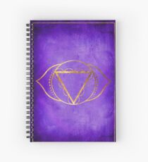 Third Eye Chakra Spiral Notebook