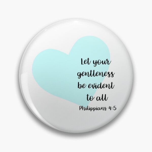 Item preview, Gentleness scripture quote SO CUTE designed and sold by Wildflower Loft.
