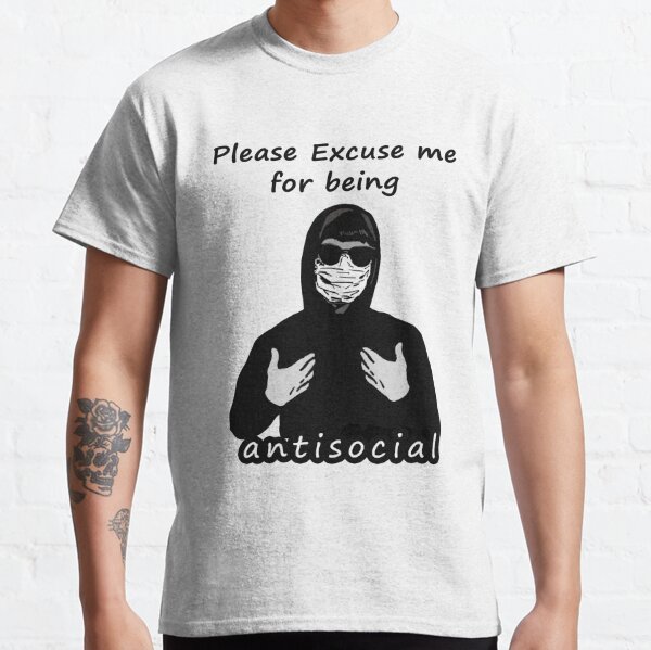 black antisocial shirt