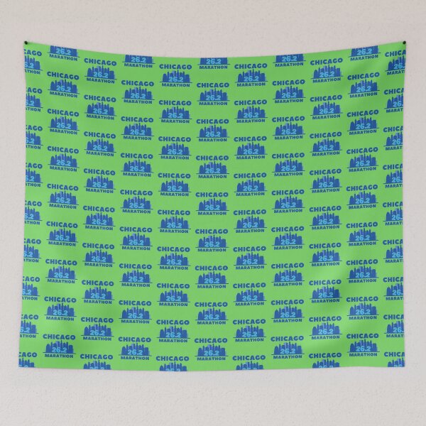 Item preview, Chicago 26.2 Marathon - 5K, 10K, 13.1, 26.2, Full, Half Marathoner Gift, Runner's Gift, Running Gift,  Blue, Green designed and sold by RaceRunnerz-.