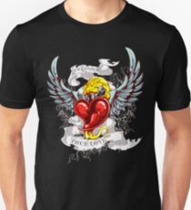 Flaming Heart Unisex T-Shirt