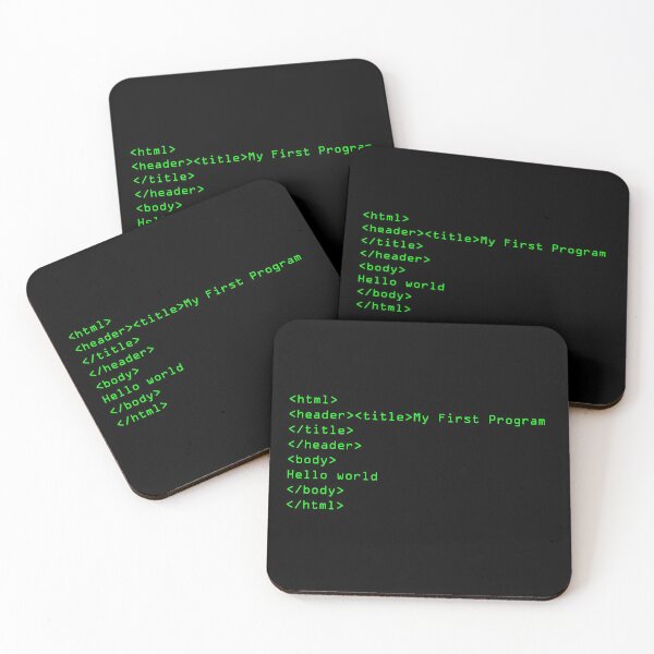 Item preview, Hello World designed and sold by dakrishz.