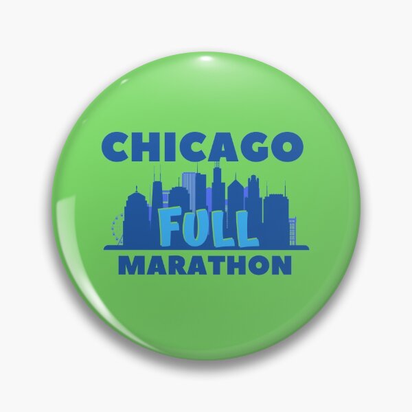 Item preview, Chicago Full Marathon - 5K, 10K, 13.1, 26.2, Full, Half Marathoner Gift, Runner's Gift, Running Gift,  Blue, Green designed and sold by RaceRunnerz-.