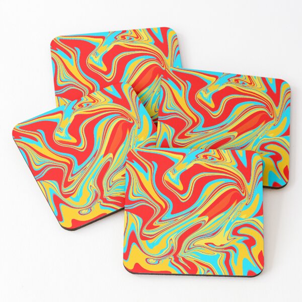 Item preview, Marbled - red, blue, orange, and yellow designed and sold by kkati.