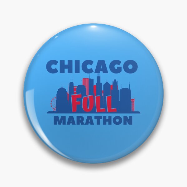 Item preview, Chicago Full Marathon - 5K, 10K, 13.1, 26.2, Full, Half Marathoner Gift, Runner's Gift, Running Gift,  Blue, Red, White designed and sold by RaceRunnerz-.