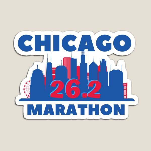Item preview, Chicago 26.2 Marathon - 5K, 10K, 13.1, 26.2, Full, Half Marathoner Gift, Runner's Gift, Running Gift,  Blue, Red, White designed and sold by RaceRunnerz-.