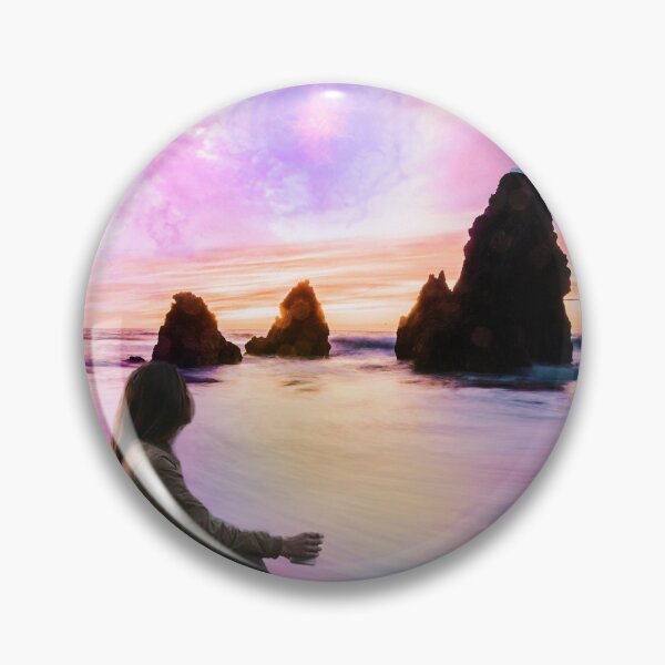 Item preview, Galactic Moon Sea Collage Art designed and sold by cmoonfire.
