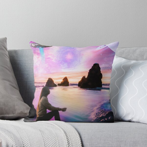 Item preview, Galactic Moon Sea Collage Art designed and sold by cmoonfire.