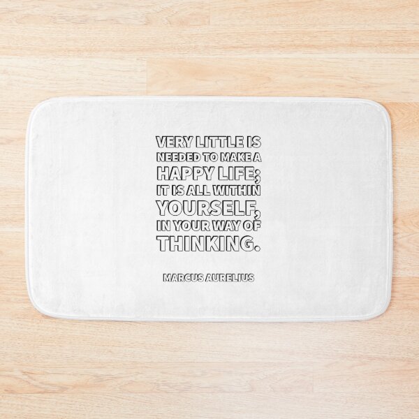 Item preview, Very little is needed to make a happy life; it is all within yourself, in your way of thinking. - Marcus Aurelius Quotes designed and sold by Inspirationmotivation.