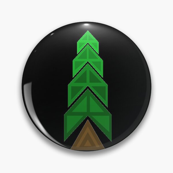 Artikelvorschau, Geometrisches Design der grünen Kiefer entworfen und verkauft von NotoriousGalaxy.