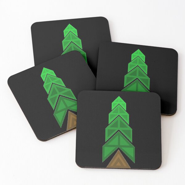 Item preview, Geometric Green Pine Tree Design designed and sold by NotoriousGalaxy.