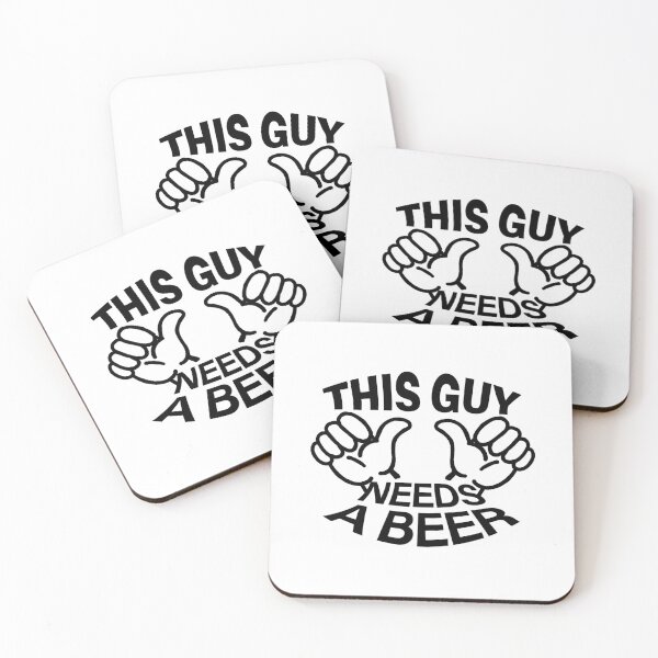 Item preview, This Guy Needs A Beer - Black designed and sold by agsduy.