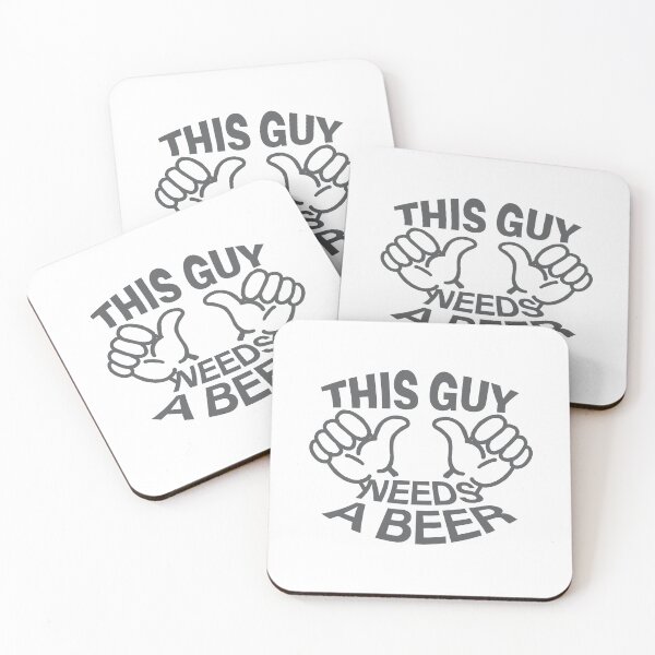 Item preview, This Guy Needs A Beer - Gray designed and sold by agsduy.