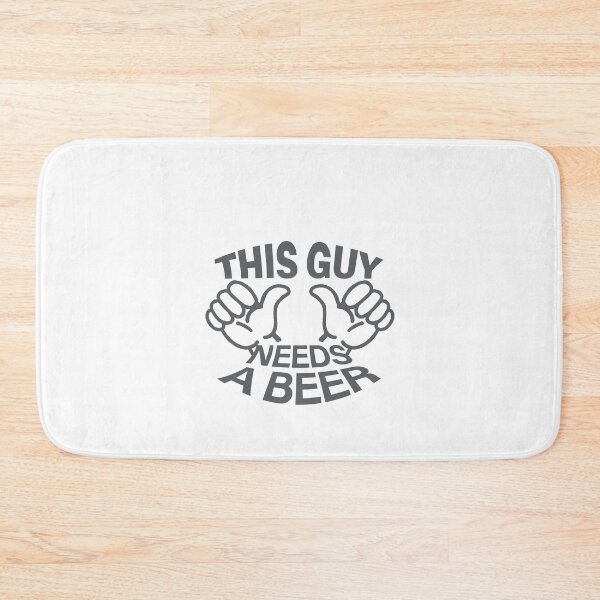 Item preview, This Guy Needs A Beer - Gray designed and sold by agsduy.