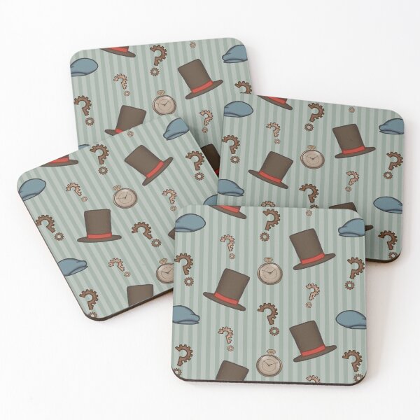 Item preview, Professor Layton Repeated Pattern (Green) designed and sold by paracosmix.