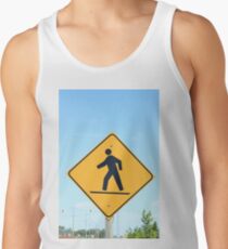 Crosswalk Sign Tank Top