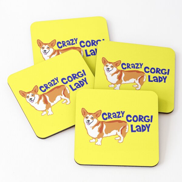 Item preview, CRAZY CORGI LADY designed and sold by GorillaFarm.