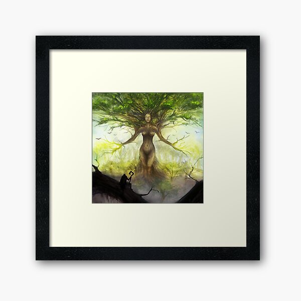 Vitalya, the Origin Tree Framed Art Print