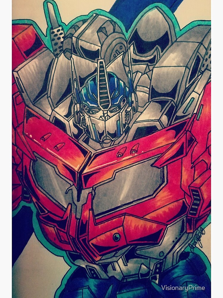 Optimus Prime Transformers Prime Print 