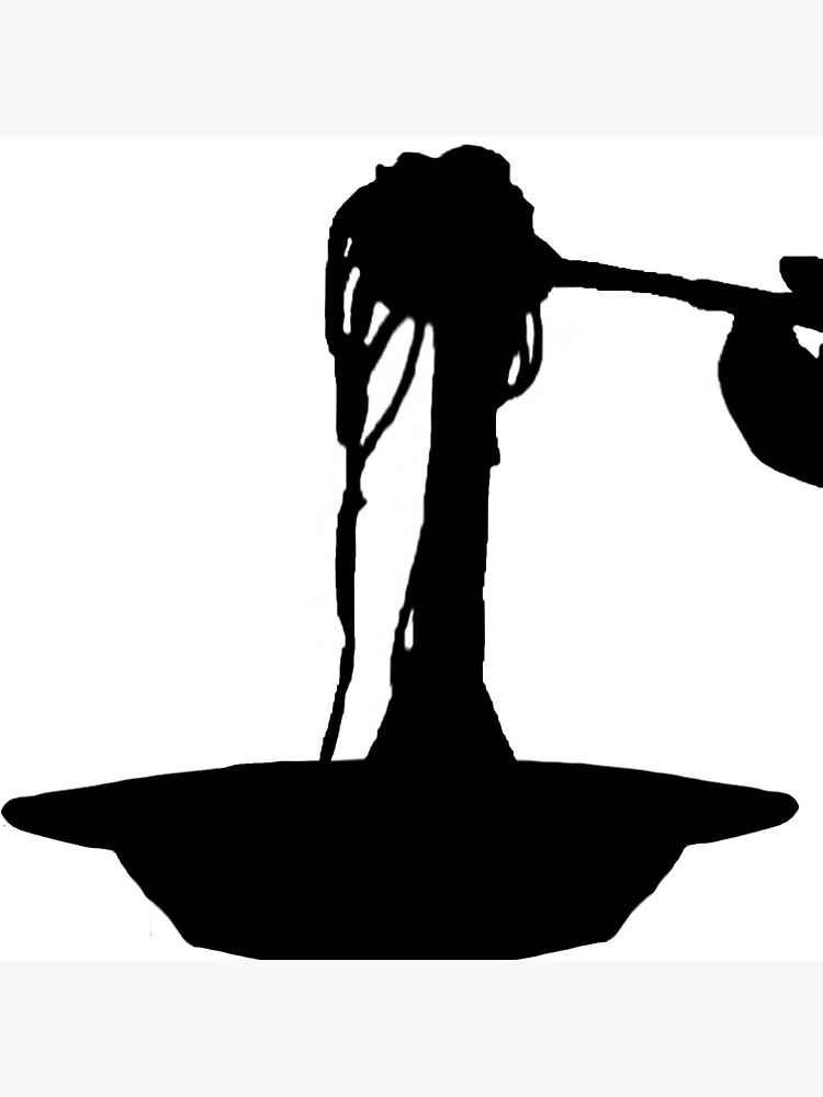 "Pasta Bowl Black And White" Poster for Sale by Fazlic Redbubble