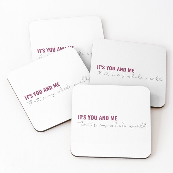 Item preview, Its you and me, thats my whole world -  Taylor Swift Lover Album lyrics MAATHP designed and sold by bombalurina.