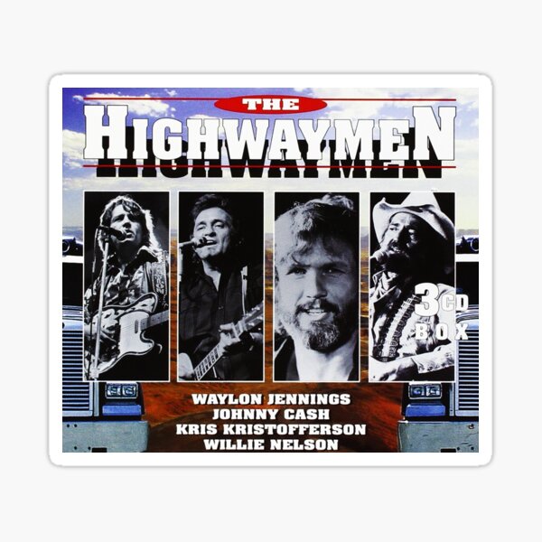 The Highway Men Stickers Redbubble - roblox 4th of july by shooter jennings song code