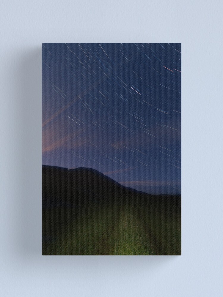 Alternate view of Campsie Star Trails (2) Canvas Print