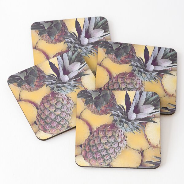 Aperçu de l'œuvre Conception d'art abstrait jaune ananas créée et vendue par WildMuse44.