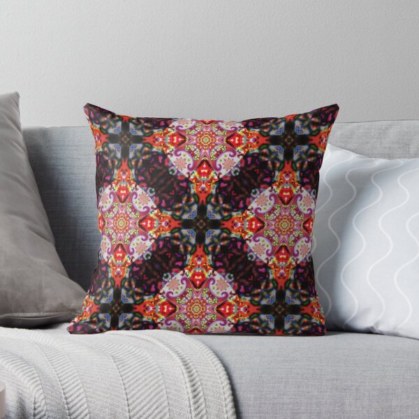 Kaleidoscope Kreation 1011 Throw Pillow