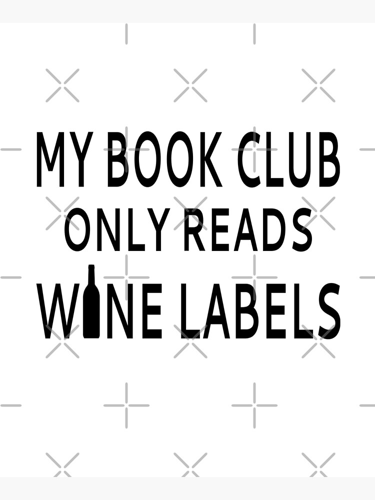 My Book Club Only Reads Wine Labels Tote Bag for Sale by coolfuntees