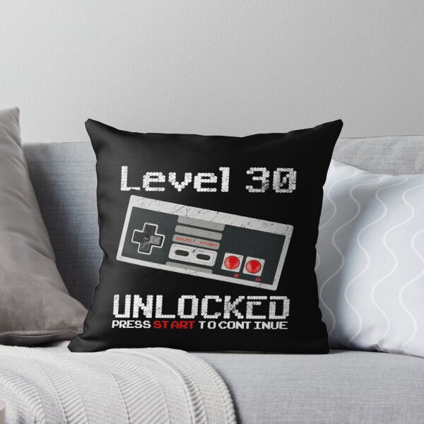 Item preview, Level 30 Unlocked 30th Birthday Gift Retro Gamer designed and sold by majuga.