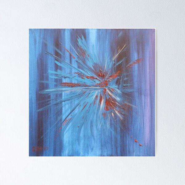 Item preview, Red over blue designed and sold by Sarah Hamshere.