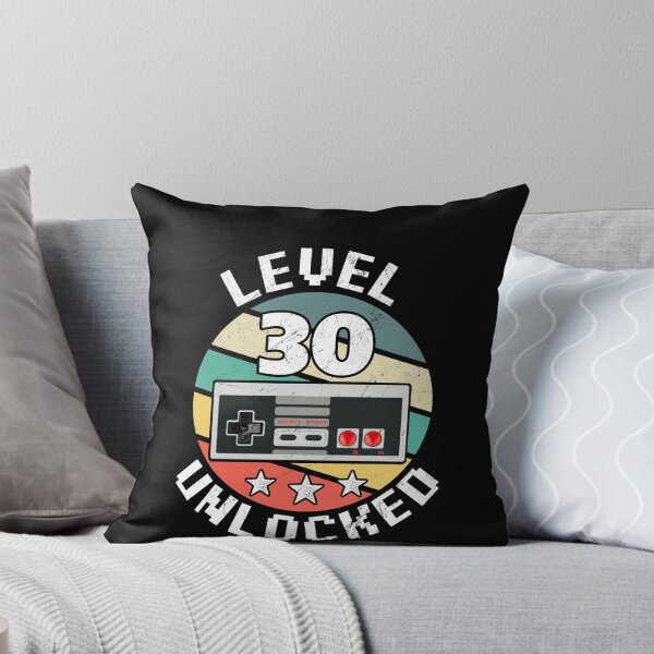 Item preview, Level 30 Unlocked 30th Birthday Gift Retro Gamer designed and sold by majuga.