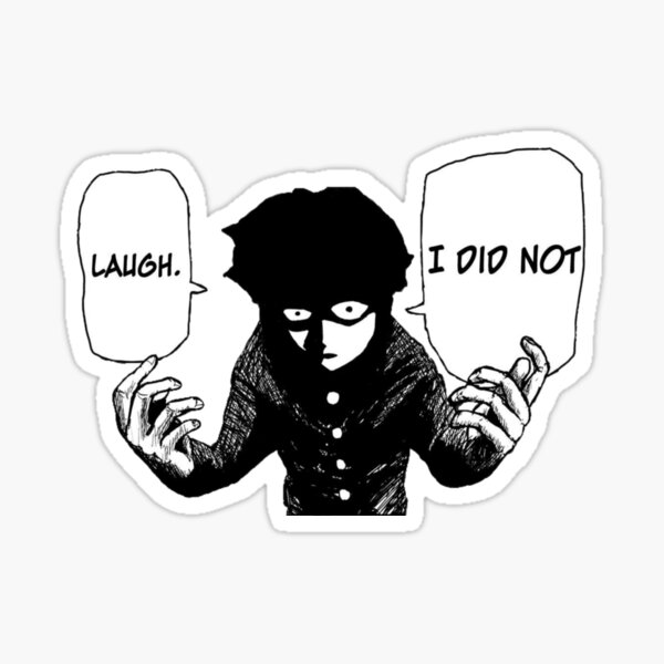 Mob Psycho 100 Manga Cap Sticker
