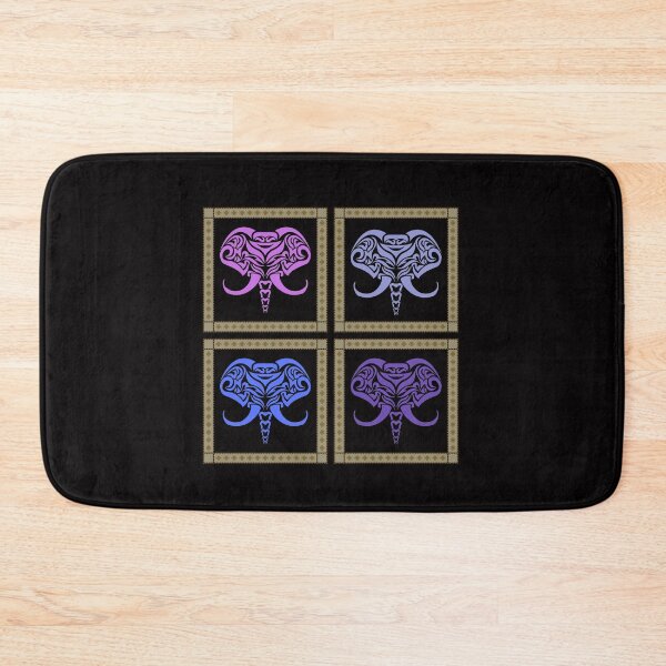 Item preview, Purple Blue Indigo Elephant Abstract Pattern Pet Animals Nature Funny Happy Sarcastic Cute Inspirational Spiritual Birthday Gift designed and sold by EpsilonEridani.