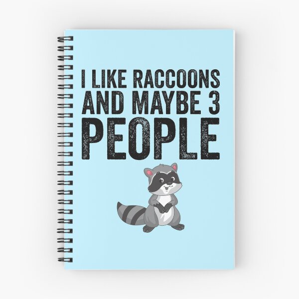 Item preview, I Like Raccoons And Maybe 3 People designed and sold by kamrankhan.
