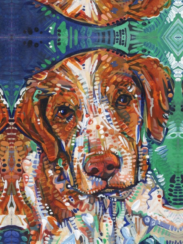 Brittany Spaniel Painting - 2017 by gwennpaints