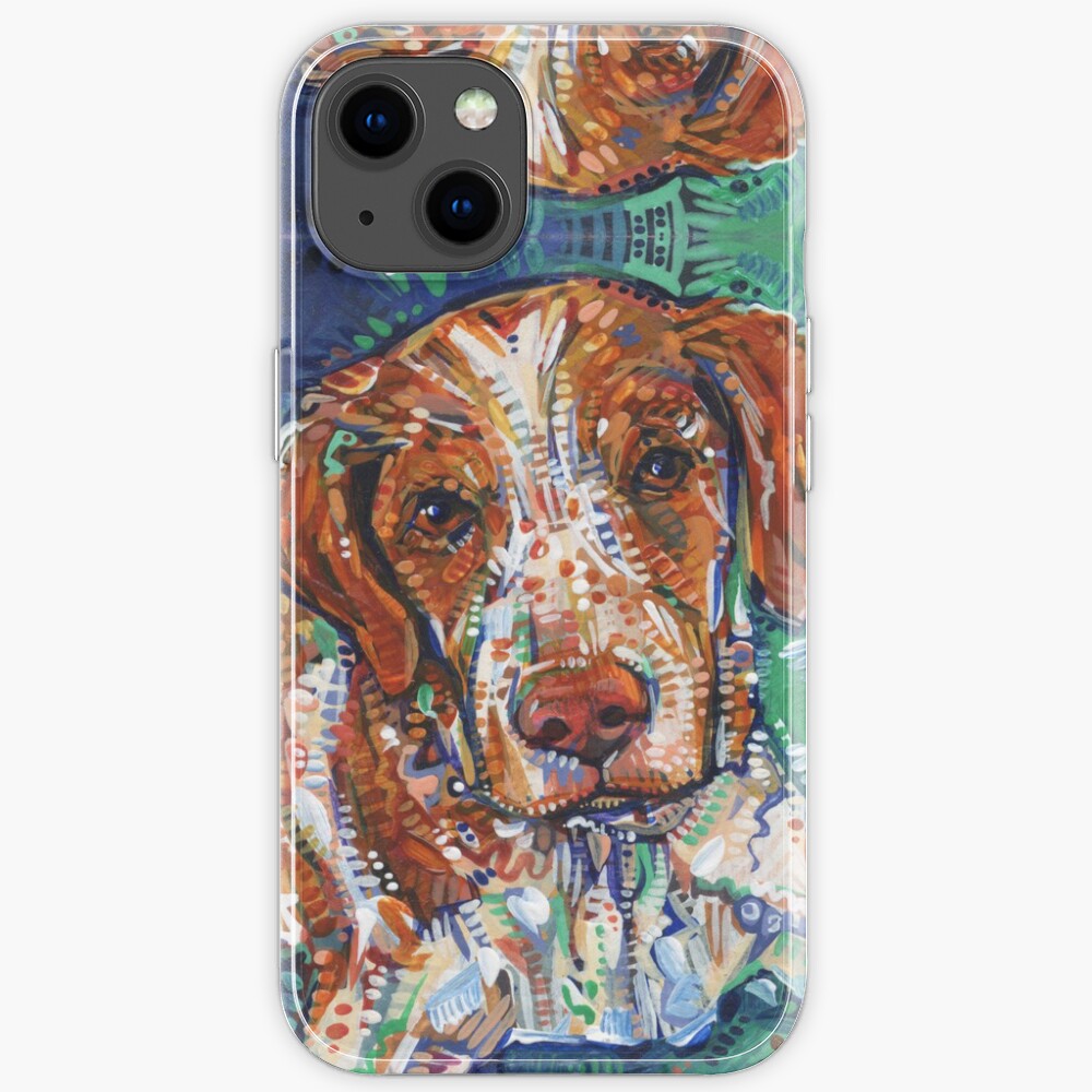 Brittany Spaniel Painting - 2017 iPhone Case