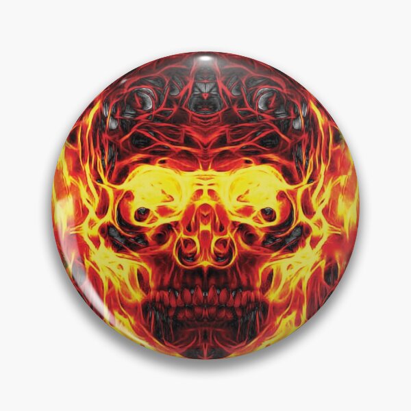 Item preview, Flaming Skull designed and sold by Tbone2050.