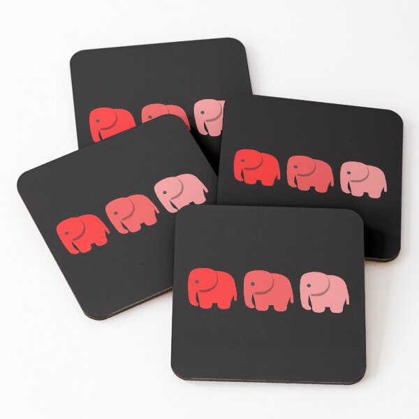 Item preview, Strawberry Peach Red Elephant Pet Animals Nature Funny Happy Sarcastic Cute Inspirational Spiritual Birthday Gift designed and sold by EpsilonEridani.
