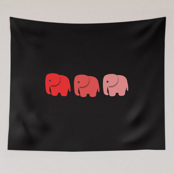 Item preview, Strawberry Peach Red Elephant Pet Animals Nature Funny Happy Sarcastic Cute Inspirational Spiritual Birthday Gift designed and sold by EpsilonEridani.