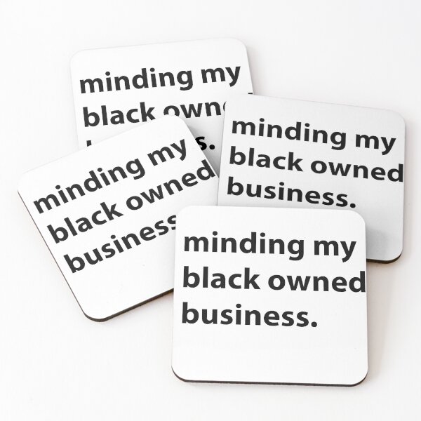 Item preview, Minding my black owned business designed and sold by batain6.